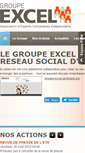 Mobile Screenshot of groupe-excel.fr