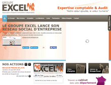 Tablet Screenshot of groupe-excel.fr